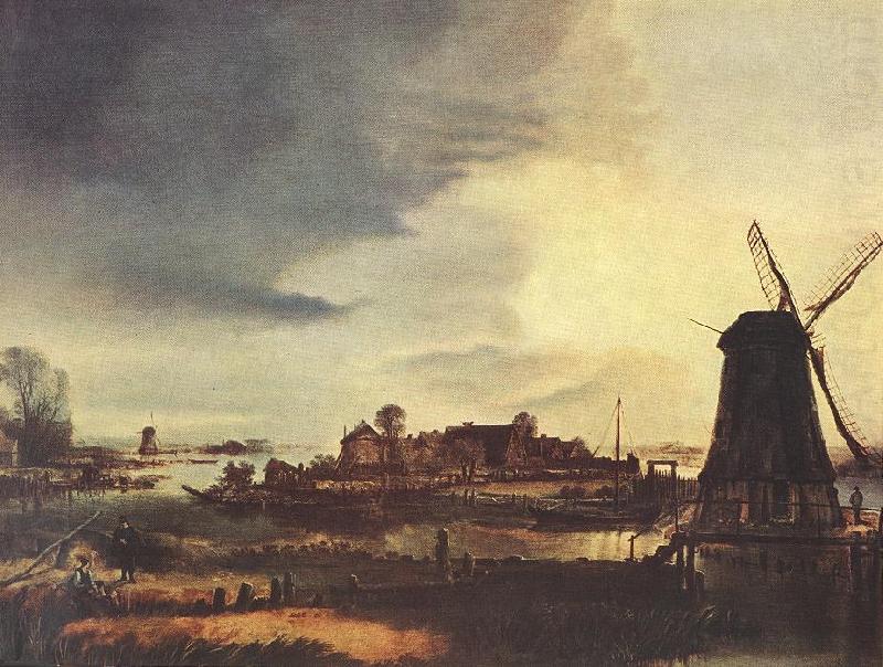 Landscape with Windmill sg, NEER, Aert van der